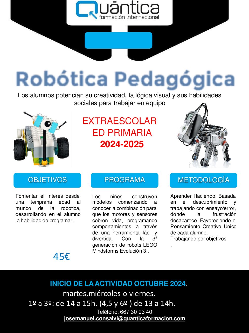 FLYER ROBÓTICA PEDAGÓGICA.24-25